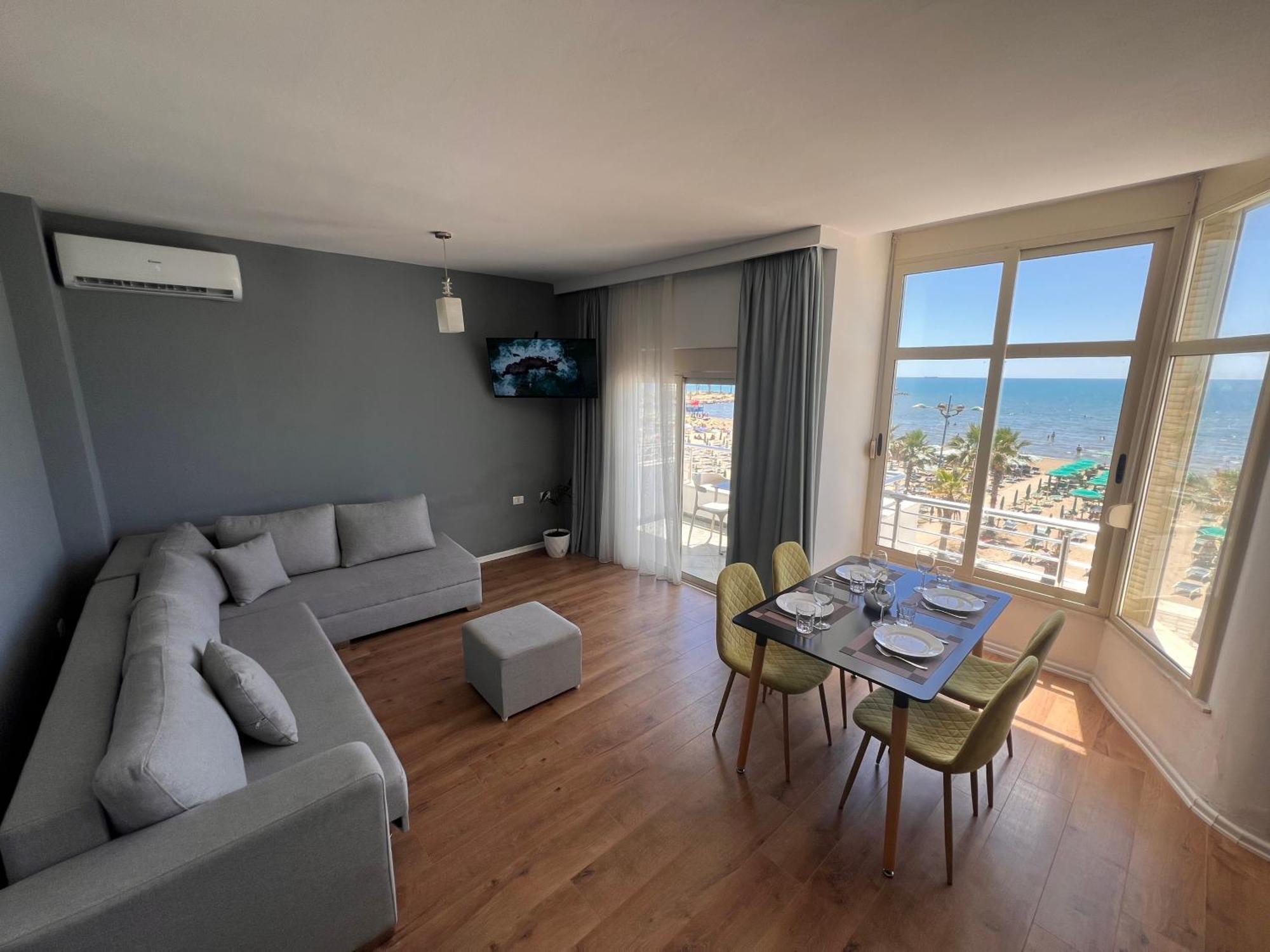Wave Beachfront Apartments Durrës Exterior foto